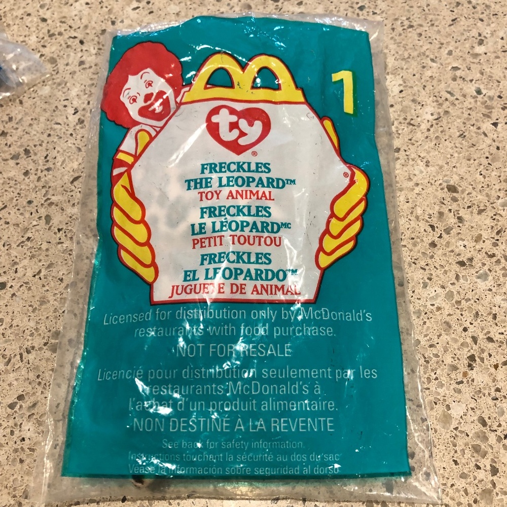 NIB Ty Teenie Beanie Baby Leopard